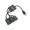 USB 3.1 Type C Male to 2 Dual USB A 2.0 Female + Micro-USB Female 3 in 1 OT G6I5