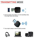 USB Bluetooth 5.0 Adapter Car Bluetooth Transmitter Receiver w/3.5mm Audio Cable