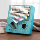 Kalimba 17 Key Thumb Piano Mbira Musical Instrument for Music Lover w/ Bag