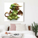 5D Diamond Painting Embroidery DIY Dinosaur Round Rhinestones Cross Stitch