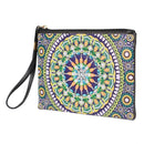 DIY Mandala Special Shaped Diamond Painting Wristlet Bags Women Wallet