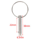 Marine Grade 1/4 inch Quick Release Ball Pin for Boat Top Deck Hinge Marine FT