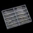 1 Set  Tube Clasp Pin Metal Friction Pressure Pin