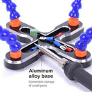 Diy Soldering Third Hand 4Pc Flexible Arms Welding Helping Stand Repair Hol B5O6