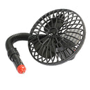Portable Car Vehicle Cooling Cool Air Fan Car Mini Fan Cooling Fan Black