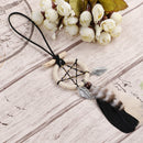 Mini handmade dream catcher with feather wall or car hanging decoration   Z