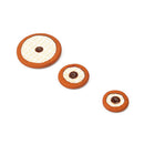 25pcs/Lots Alto Saxophone Pads Cushion Multi-size for Saxophonist (Orange)