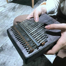 17 Key Kalimba Mahogany Thumb Piano Mbira Natural Mini Keyboard Instrument
