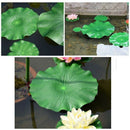 8Pcs Artificial Simulation Lotus Leaves Floating Foam Lotus Leaves Water LilD9I2