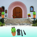 Solar Light Cactus Light Sensor Control Outdoor Garden Street Spike LED Lamp