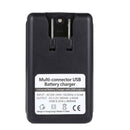 Universal Battery Charger LCD Indicator Screen Cell Phone USB-Port Charger