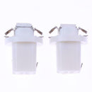 10pcs T5 B8.5D 5050 SMD LED Car Auto Instrument Dashboard Light Bulbs White A