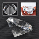 60mm Clear Crystal Glass Cut Giant Diamond Jewelry Paperweight Wedding Decoratio