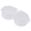 Invisible glasses Box Holder Container Case Soak Storage Eyecare Kit ToolsSA3C