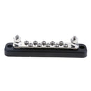 Black 10 Point Terminal Bus Bar DC Power Distribution Block