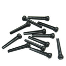 2 Sets ABS Plastic Mini Bridge Saddle Pins Nut Parts for Acoustic Guitar New