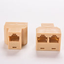 Double DZ517 RJ45 Ethernet cable LAN Port 1 to 2 Socket Splitter Connectors J Gw