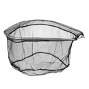 Stainless Steel Triangle Frame Large Dense Fishing Landing Net Head Black