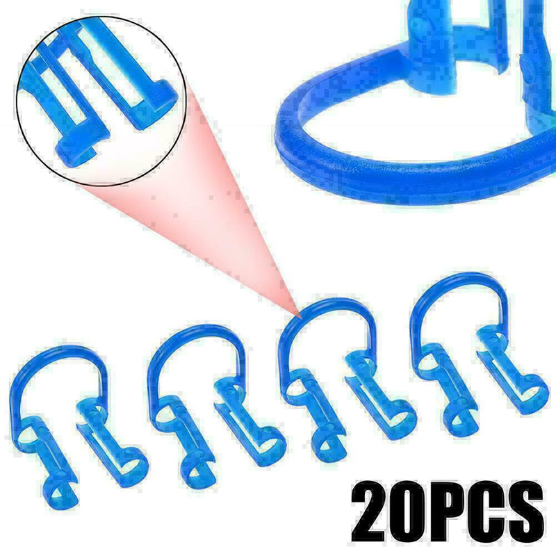 20Pcs Cotton Roll Holder Clip Disposable Dental Isolator Hot Clinic Tool Bl Z3P8