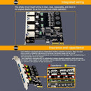 USB Cards 4 Ports 5Gbps PCI-E to USB3.0 PCI-Express Controller Card Adapter