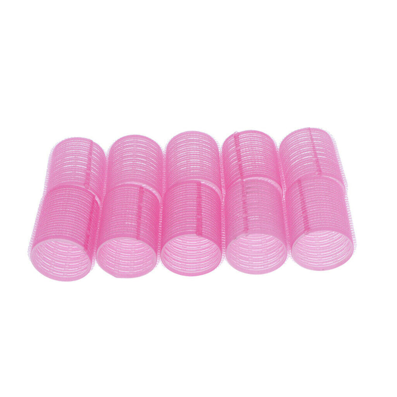20 Pieces Plastic Salon DIY Women Self Grip Hair Rollers Waves Bangs Sticky