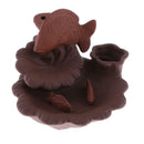 1   Ceramic Incense Burner Cone Holder Backflow Ash Catcher Handicraft