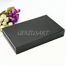 Fashion 36 Slots Black Velvet Insert Rings Showcase Clear Top Display Case Box