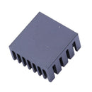 10 Pcs Black Aluminum Cooler Radiator Heat Sink Heatsink 20mm x 20mm x 10mm X7N3