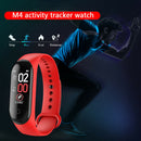 M4 0.96 inch IPS Touch Smart Bracelet Heart Rate Fitness Tracker (Red) A