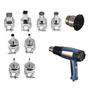 8pcs Round Heat Gun Soldering Station Blower Nozzles for 850 Hot Wind Gun