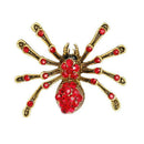 1PC Red New Women Jewelry Brooch Pin Alloy Spider Modeling Corsage Brooch E