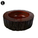 Large Wooden Cigarette Ashtray Portable Ash Tray Business Gifts Home use NEW