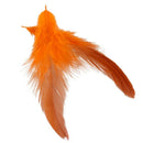 50 Beautiful cock feathers 12-18cm / 4-7inch orange N6L3