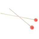 1 Pair Rubber Drum Mallet Percussion Hammer Stick for Xylophone Wood Blocks