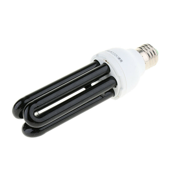 E27 40W UV Ultraviolet Fluorescent Blacklight CFL Light Bulb Straight Lamp 220V