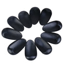 10 Pairs Black Plastic Ear Cover Salon Hairdressing Hair Dyeing Coloring Bat Gw
