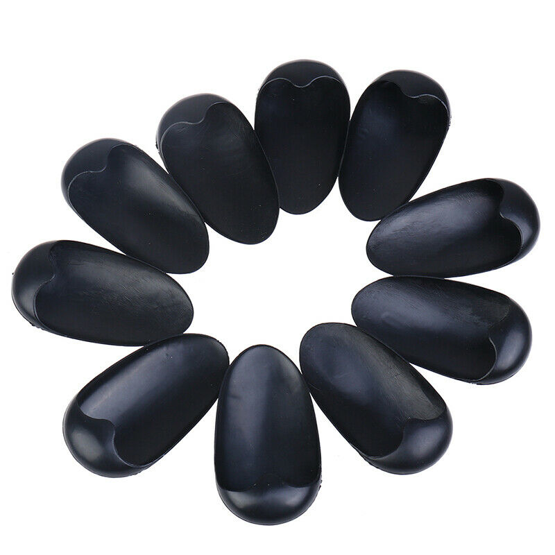 10 Pairs Black Plastic Ear Cover Salon Hairdressing Hair Dyeing Coloring Bat Gw