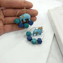 Cute Handmade Elephant Beads Drop Dangle Earrings Ear Studs Women Jewelry  JR
