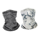 2pcs Cycling Face Guard Outdoor Sport Balaclava Soft Headscarf Neck Warmer