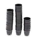 100pcs Round Pond Plant Basket Aquatic Pond Plants Round Shape Net Pots S/M