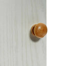 10pcs 25mm Natural Wood Wooden Cabinet Knob Drawer Wardrobe Door Pull Handl H4I4