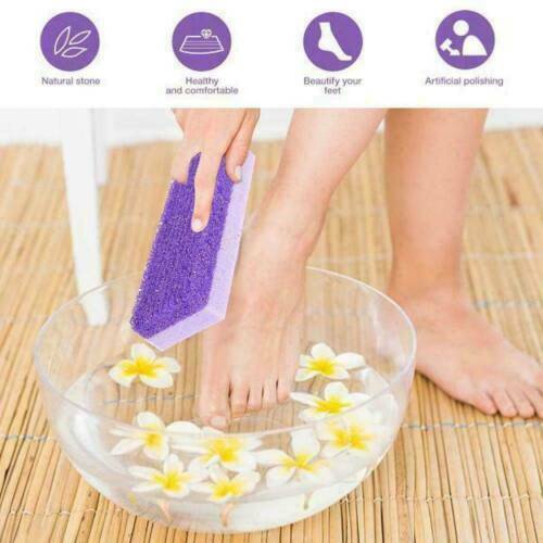 4X Pumice Foot Callus Sponge Exfoliate Stone Remove Dead Skin Pedicure Scrubber.