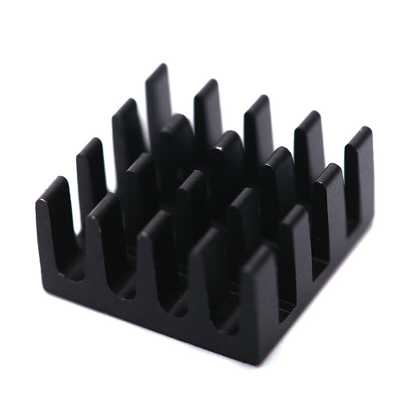 10Pcs Aluminum Heat Sink 14x14x8mm High Quality Heatsink Black Radiator Cool Nw