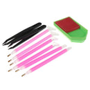 5D Diamond Painting Cross Stitch Embroidery Pen Tools Set Mosaic Glue Tweez ME