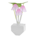 Colorful LED Mushroom Night Light Luminous Lamp Sensor Baby Gift(EU Plug)