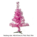 Christmas Tree Ornaments with Light New Year Party Xmas Decoration (Pink) A