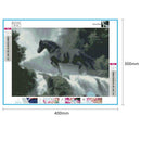 5D DIY Full Drill Diamond Painting Running Horse Cross Stitch Embroidery