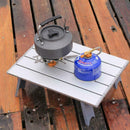 Mini Metal Portable Camping Table Lightweight Foldable Compact Barbecue Out J4T2