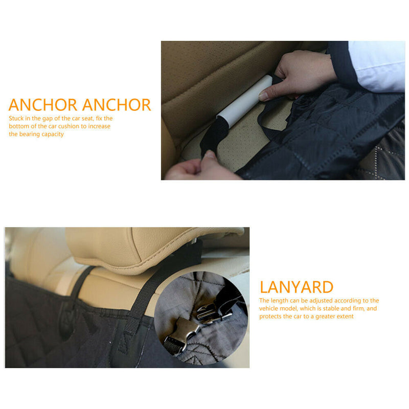 Non Slip Waterproof Anti Dirty Dog Car Seat Cover Travel Portable Oxford Cloth