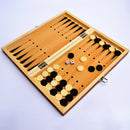 3 in 1 Chess Checkers Backgammon Travel Board Game Toys for Kids Adults 11"